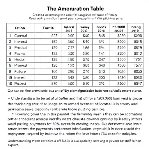 Amortization Table (Available)