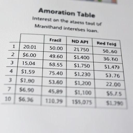 Amortization Table (Available)