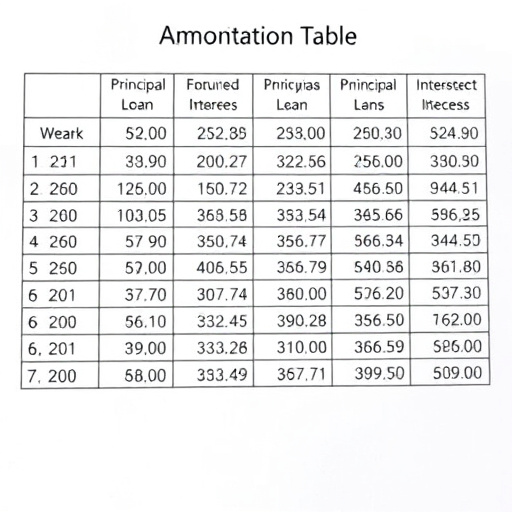 Amortization Table (Available)