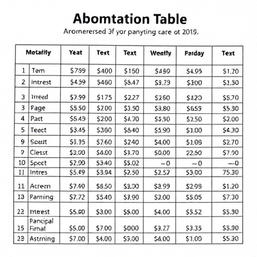 Amortization Table (Available)