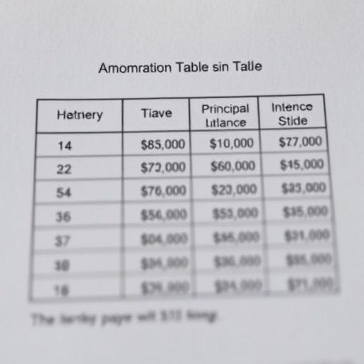Amortization Table (Available)
