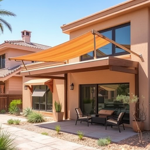 homes with engineered shade structures phoenix