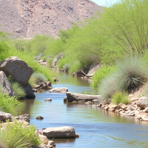 living in phoenix with native riparian vegetation