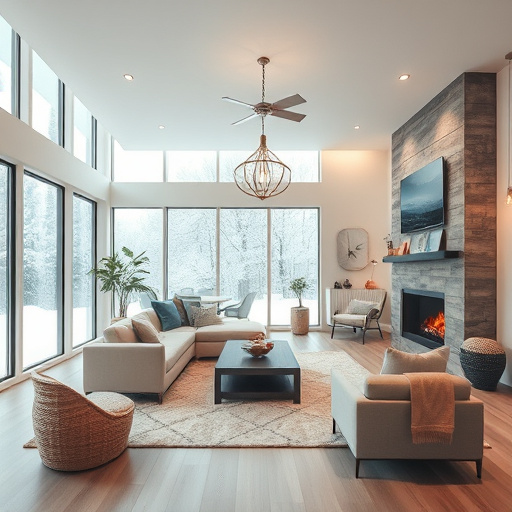 Open-concept floor plans