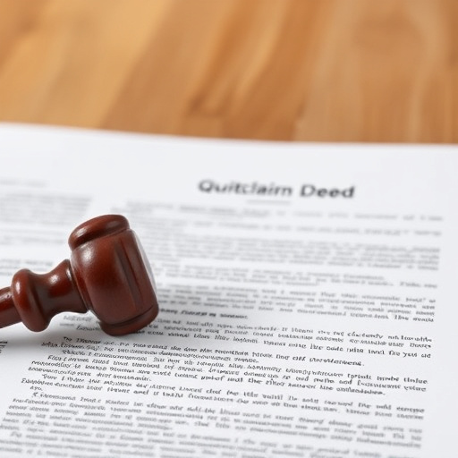 quitclaim deed