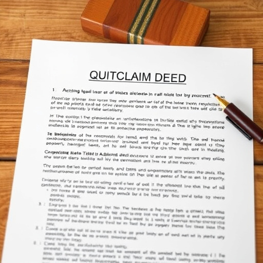 quitclaim deed