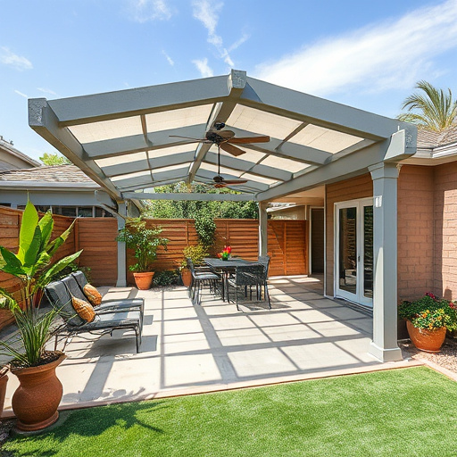 Covered patio living